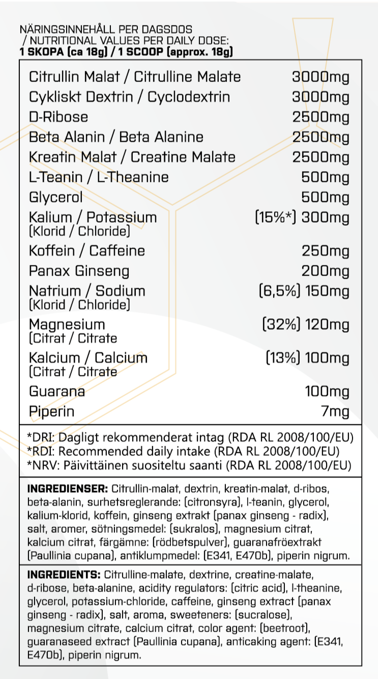 JUST ADRENALINE PWO- WATERMELON 400g